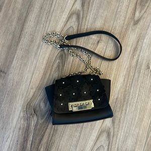 Zac by Zac Posen Mini Floral Leather Bag